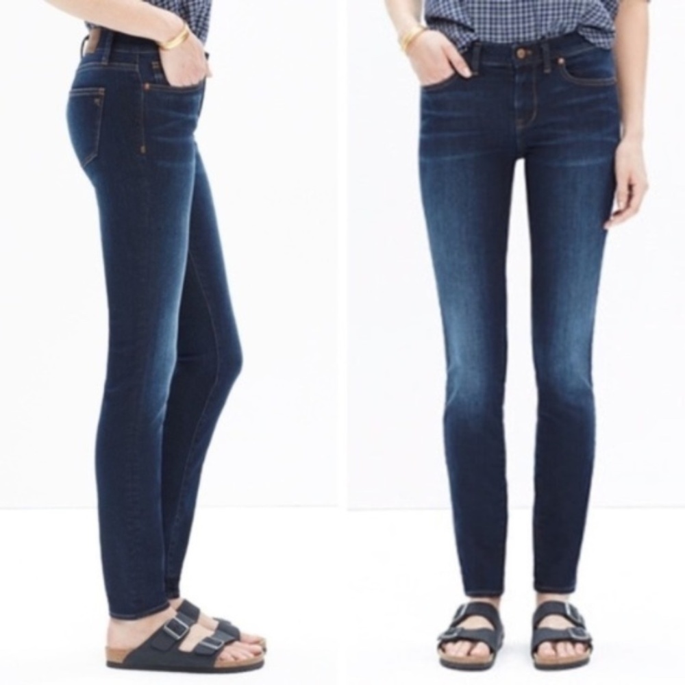 MADEWELL Women's Skinny Skinny Jeans Dark Wash 26
